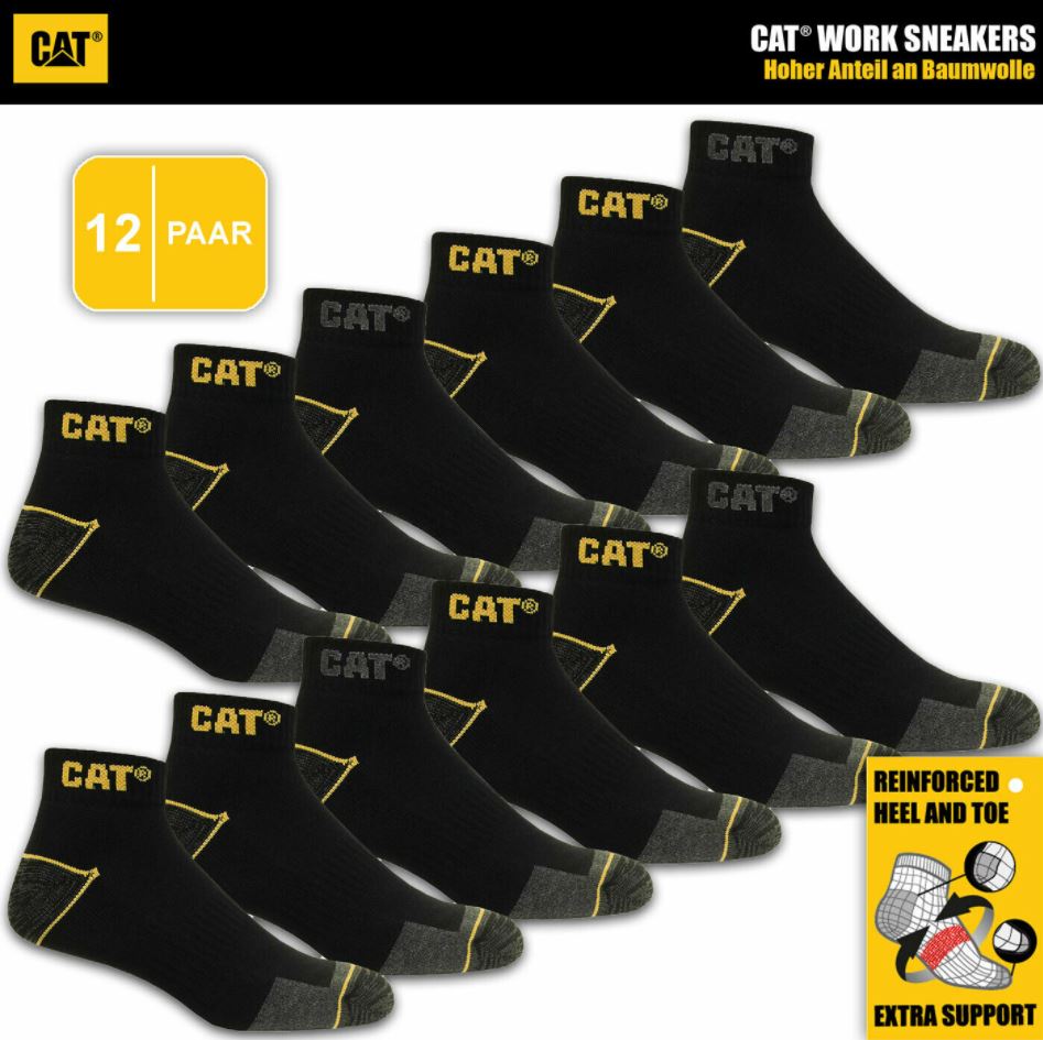 Bild zu 12er Pack CAT CATERPILLAR WORK SNEAKER (Gr.: 39 – 50) für 28,99€ (VG: 38,50€)