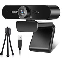 Bild zu TENVIS Full HD Webcam, 120 ° Webcam weitwinkel mit Stativ für 15,99€