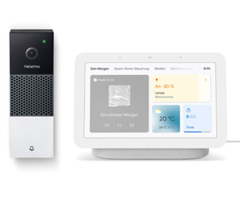 Bild zu Netatmo Smarte Videotürklingel + gratis Google Nest Hub (2. Generation) für 279€ (Vergleich: 358,79€)