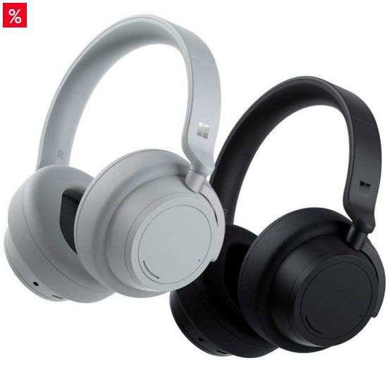 Bild zu Microsoft Surface Headphones 2. Gen (Over-Ear, ANC, Bluetooth, 20h Musikwiedergabe) für 158,55€ (VG: 226,90€)