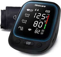 Bild zu sinocare Blutdruckmessgerät mit 2×90 Dual-User-Modus und LED-Anzeige für 12,99€