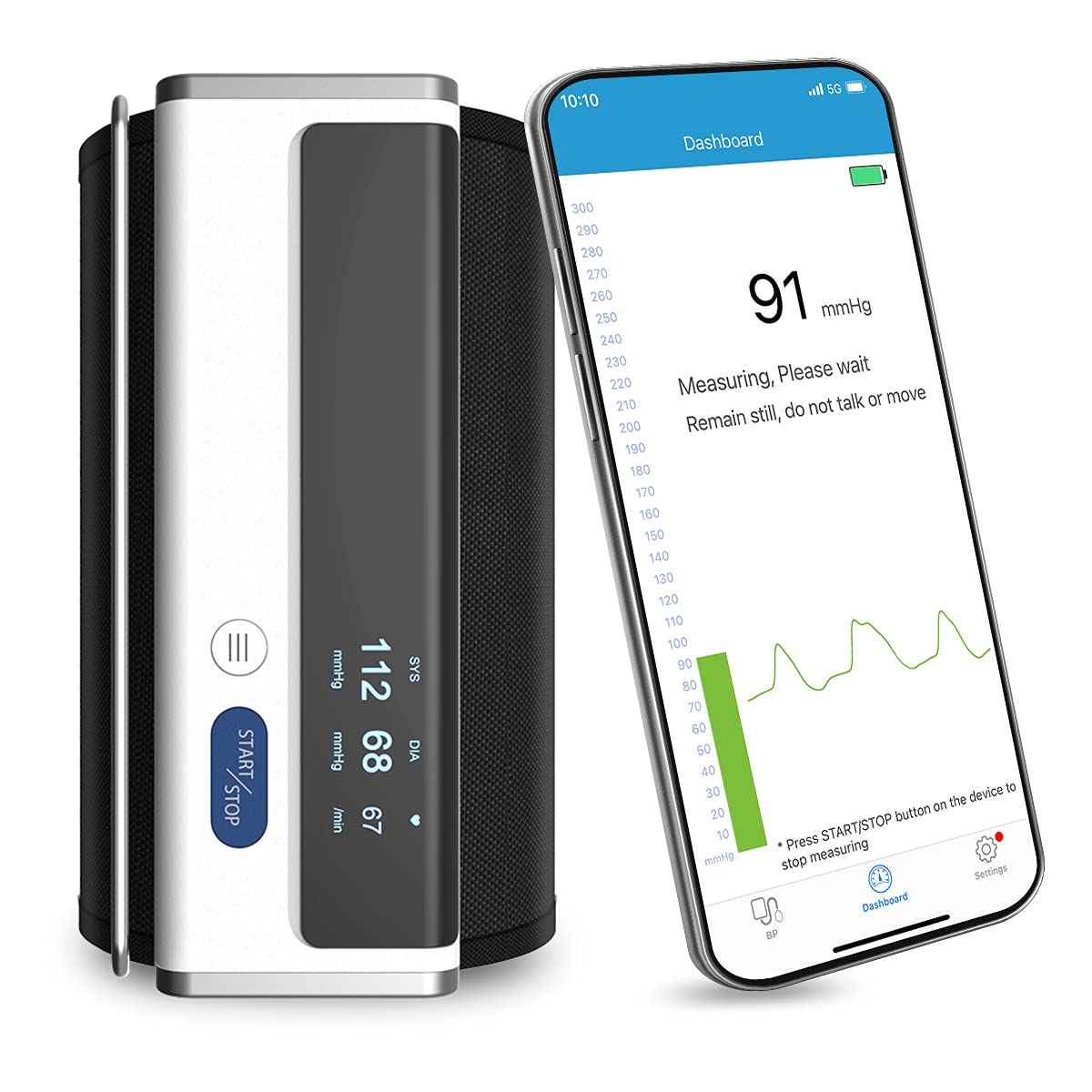 Bild zu Wellue Bluetooth Blutdruckmessgerät mit App-Anbindung für 46,79€