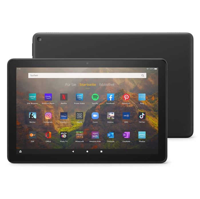 Bild zu Fire HD 10-Tablet (25,6 cm (10,1 Zoll) großes Full-HD-Display (1080p), 32 GB, schwarz) für 94,99€ (VG: 119,95€)