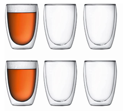 Bild zu Bodum pavina 6-teiliges Gläser-Set (Doppelwandig, isoliert, 0,35 liters) für 39,99€ (Vergleich: 57,45€)