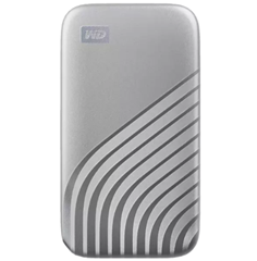 Bild zu WD My Passport™ Festplatte (1TB SSD, 2,5 Zoll, extern, Silber) für 109€ (Vergleich: 133,63€)