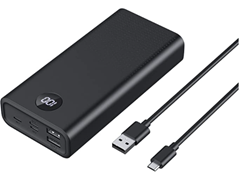 Bild zu ODEC Powerbank 20000mAh (Externer Akku) mit USB C/Micro Anschluss für 10,99€