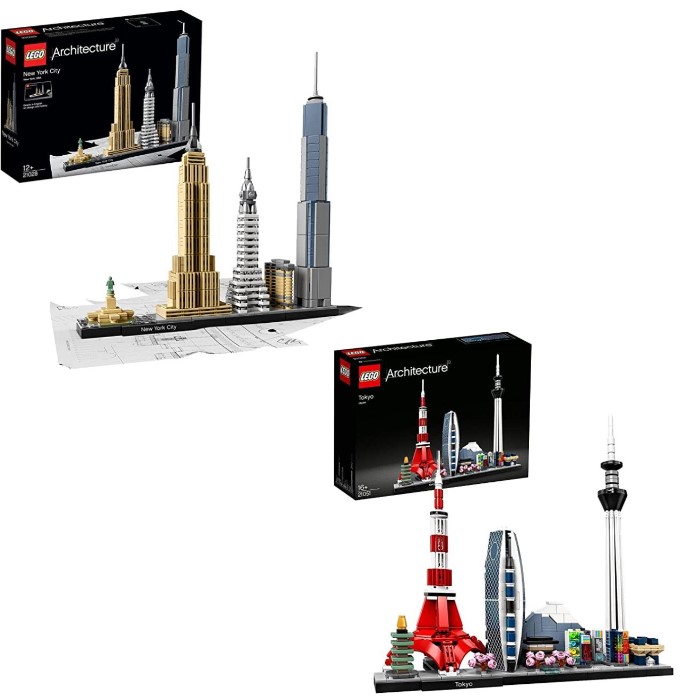 Bild zu LEGO Architecture Tokyo Skyline für 35,19€ (VG: 43,64€) oder New York City für 29,29€ (VG: 36,56€)