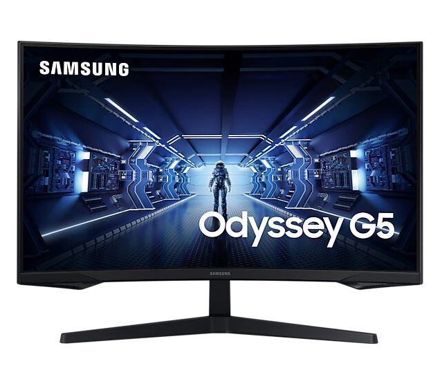 Bild zu Samsung Odyssey C32G53T 32″ 2021er Modell (1000R Curved Monitor, 2560x1440p Auflösung, 144hz Bildwiederholrate, 1ms Reaktionszeit) für 265€ (VG: 300,10€)