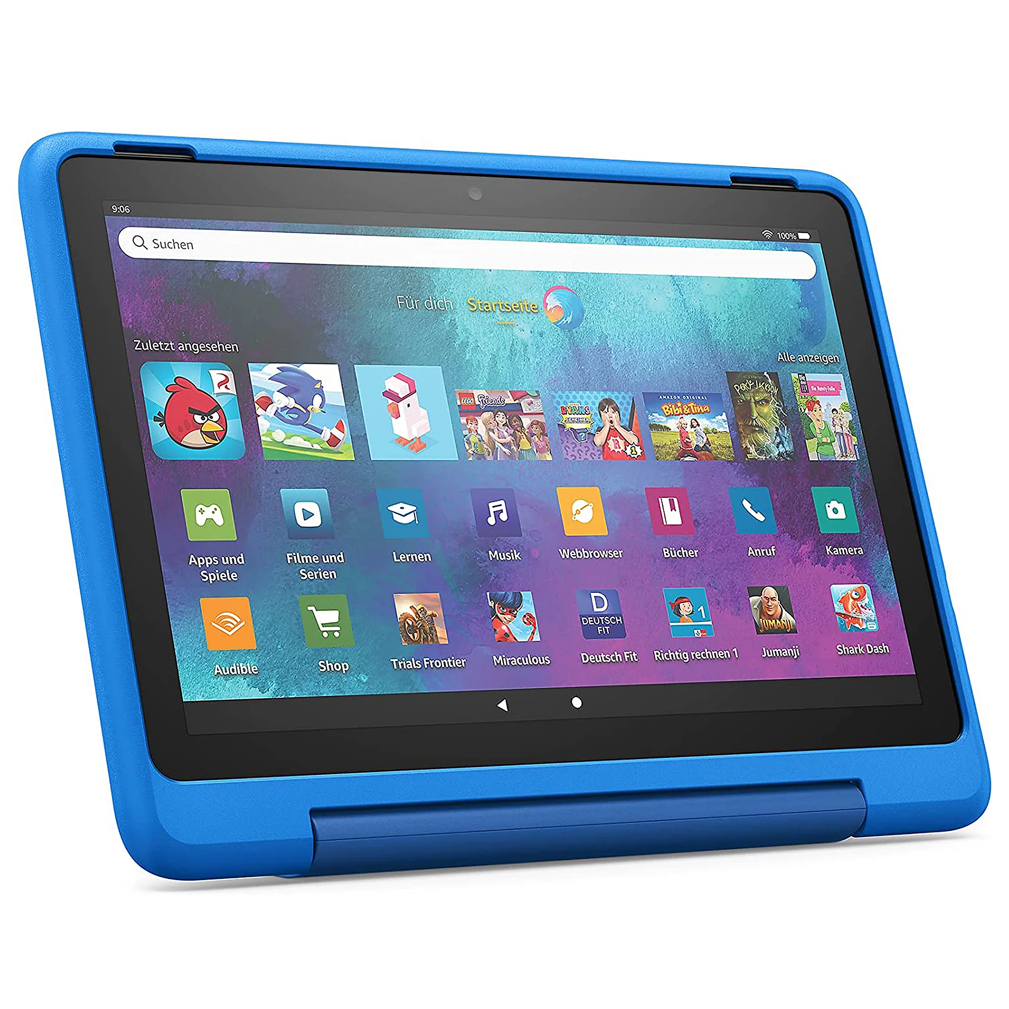 Bild zu [wieder da] Amazon Fire HD 10 Kids Pro Tablet mit Schutzhülle schon ab 140,94€ (Vergleich: 178,99€)