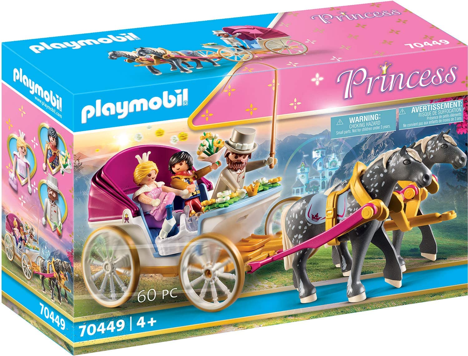 Bild zu PLAYMOBIL Princess 70449 Romantische Pferdekutsche für 14,39€ (Vergleich: 19,78€)