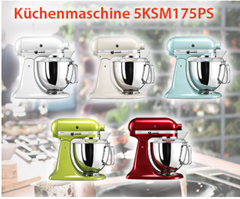 Bild zu [B-Ware] KitchenAid ARTISAN Küchenmaschine 5KSM175PS 4,8 Liter für je 350,99€ (Vergleich: 465€)