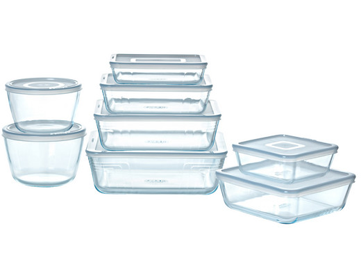 Bild zu 8-teiliges Pyrex Cook & Freeze Glasgefäß-Set für 48,90€ (Vergleich: 76,32€)