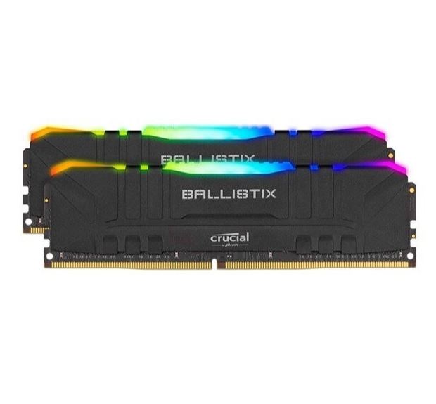 Bild zu [absoluter Bestpreis] Crucial Ballistix 2×8 GB RGB DDR4-3600 Black CL16 RAM Arbeitsspeicher Kit für 69,99€ (VG: 90,92€)
