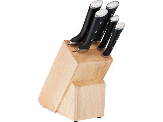 Bild zu 6-teiliger Tefal Ice Force Messerblock mit 5 Küchenmessern für 55,90€ (Vergleich: 76,02€)