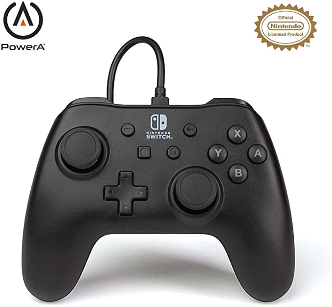 Bild zu PowerA Nintendo Switch Wired Controller in Mattschwarz für 19,20€ (Vergleich: 25,48€)