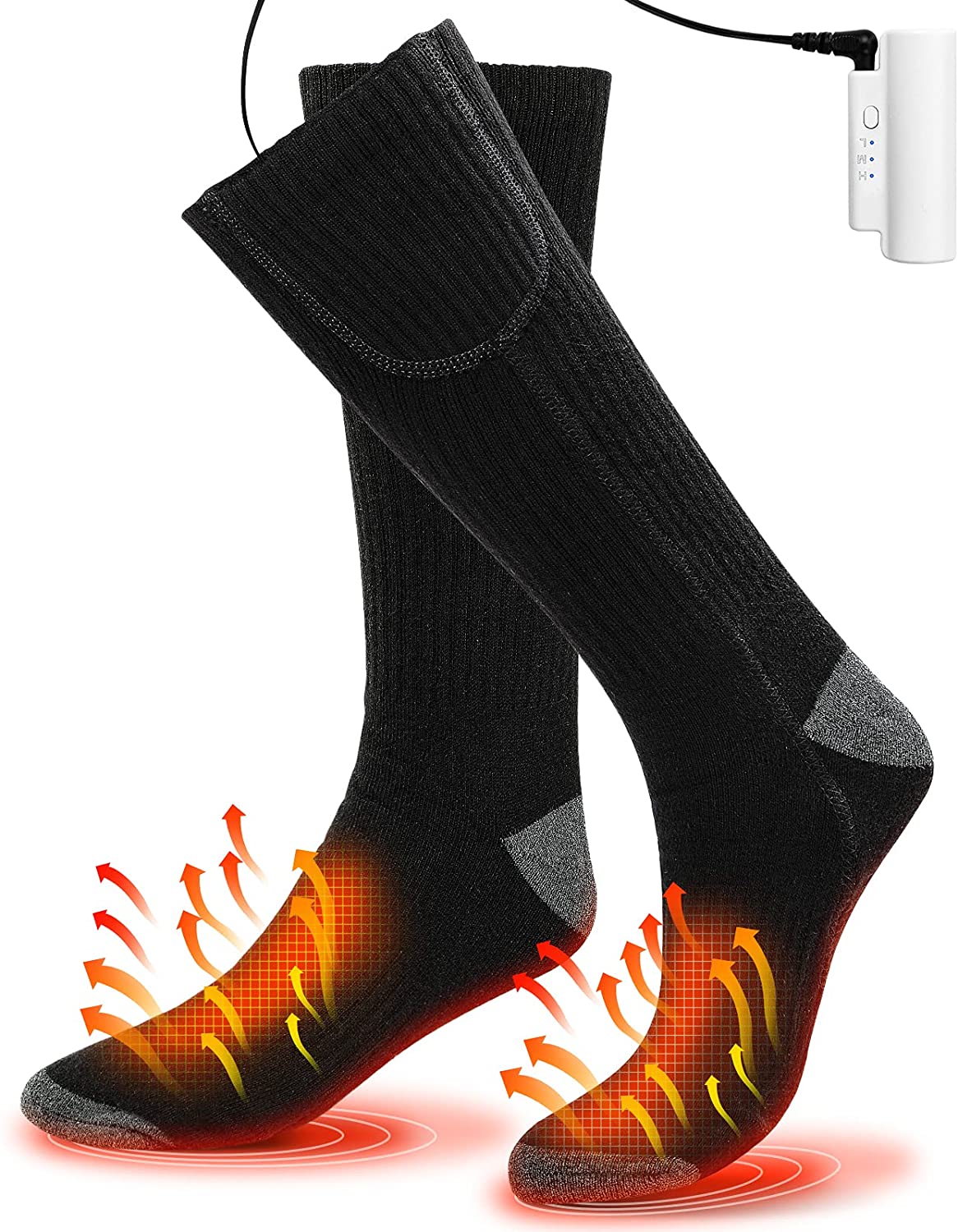 Bild zu Beheizte Socken mit drei Heizeinstellungen für 20,99€