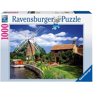 Bild zu [Prime] Ravensburger Puzzle Malerische Windmühle mit 1.000 Teilen für 8,99€ (Vergleich: 11,98€)