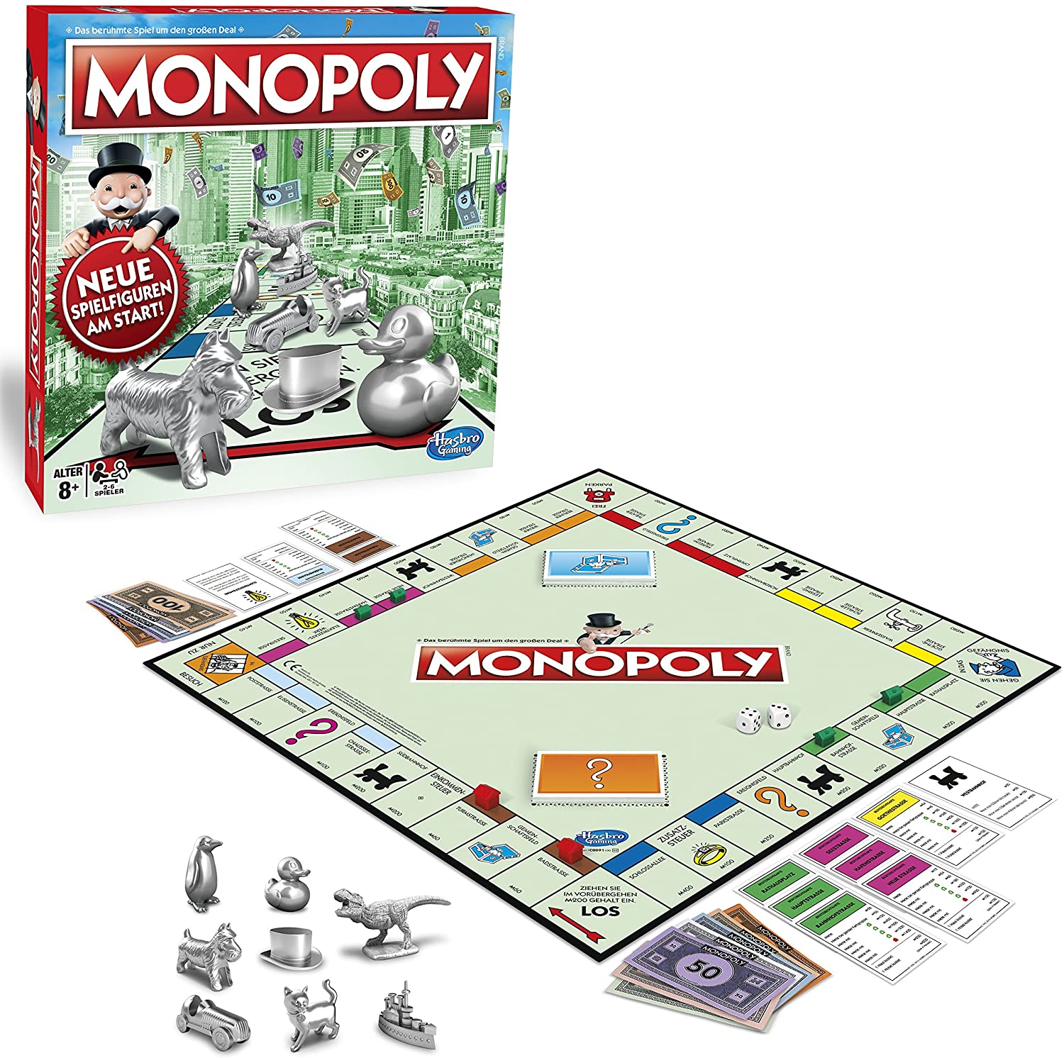 Bild zu Verschiedene Hasbro Gesellschaftsspiele zu günstigen Preisen für Prime-Kunden, so z.B: Monopoly Classic für 17,99€ (Vergleich: 28,76€)