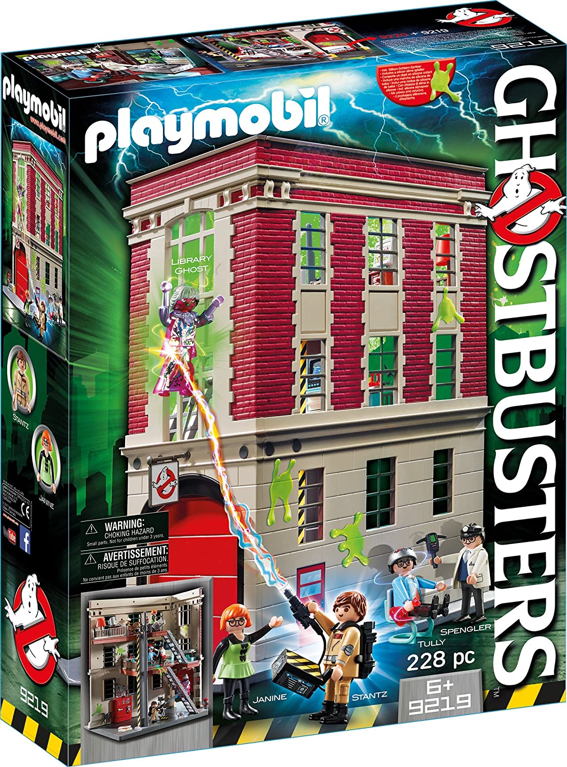 Bild zu Playmobil Ghostbusters Feuerwache (9219) für 46,99€ (Vergleich: 64,79€)