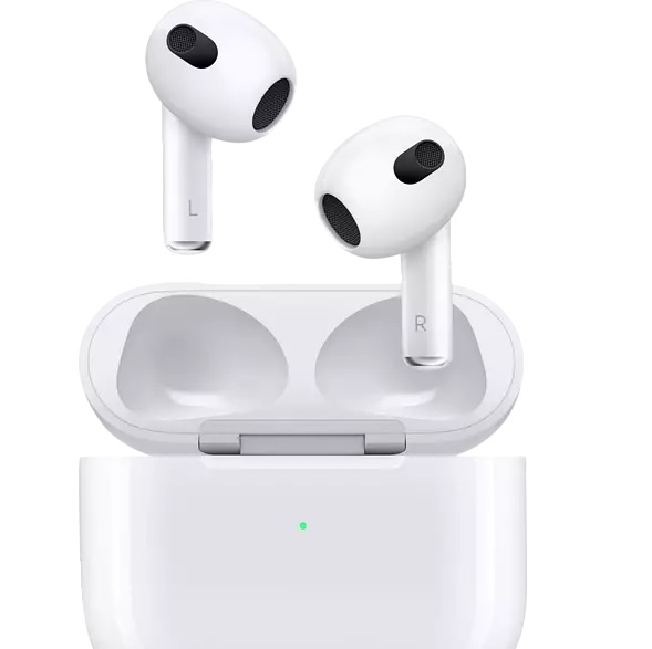 Bild zu In-Ear Bluetooth Kopfhörer Apple AirPods (3. Generation mit MagSafe Ladecase) für 177,90€ (Vergleich: 187,89€)