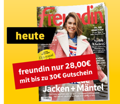 Bild zu Leserservice Deutsche Post: 6-Monatsabo “freundin” für 28€ und bis zu 30€ Prämie