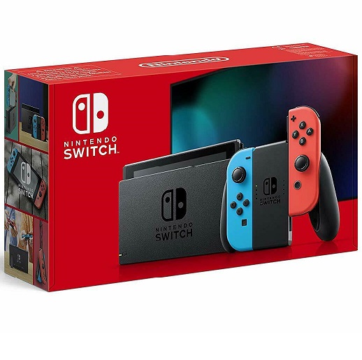 Bild zu [bis 12 Uhr] Nintendo Switch Konsole V2 Neon-Rot/Neon-Blau und Grau für 270€ (Vergleich: 288€)