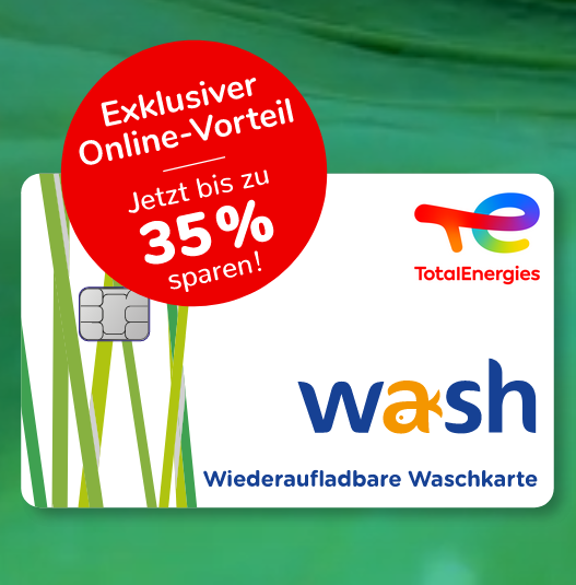 Bild zu Total Wash: Waschkarte mit bis zu 35% Online-Vorteil