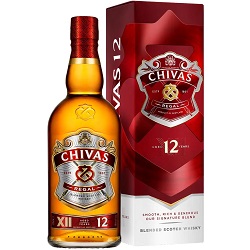 Bild zu 1Liter Chivas Regal Blended Scotch Whisky 12 Jahre 40% für 30,85€ (Vergleich: 38,44€)