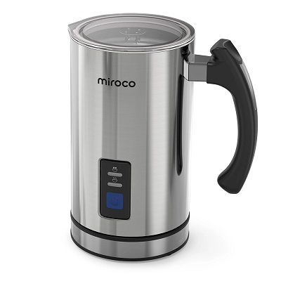 Bild zu Elektrischer Edelstahl Milchaufschäumer Miroco MF001 für 34,50€ (Vergleich: 39,99€)
