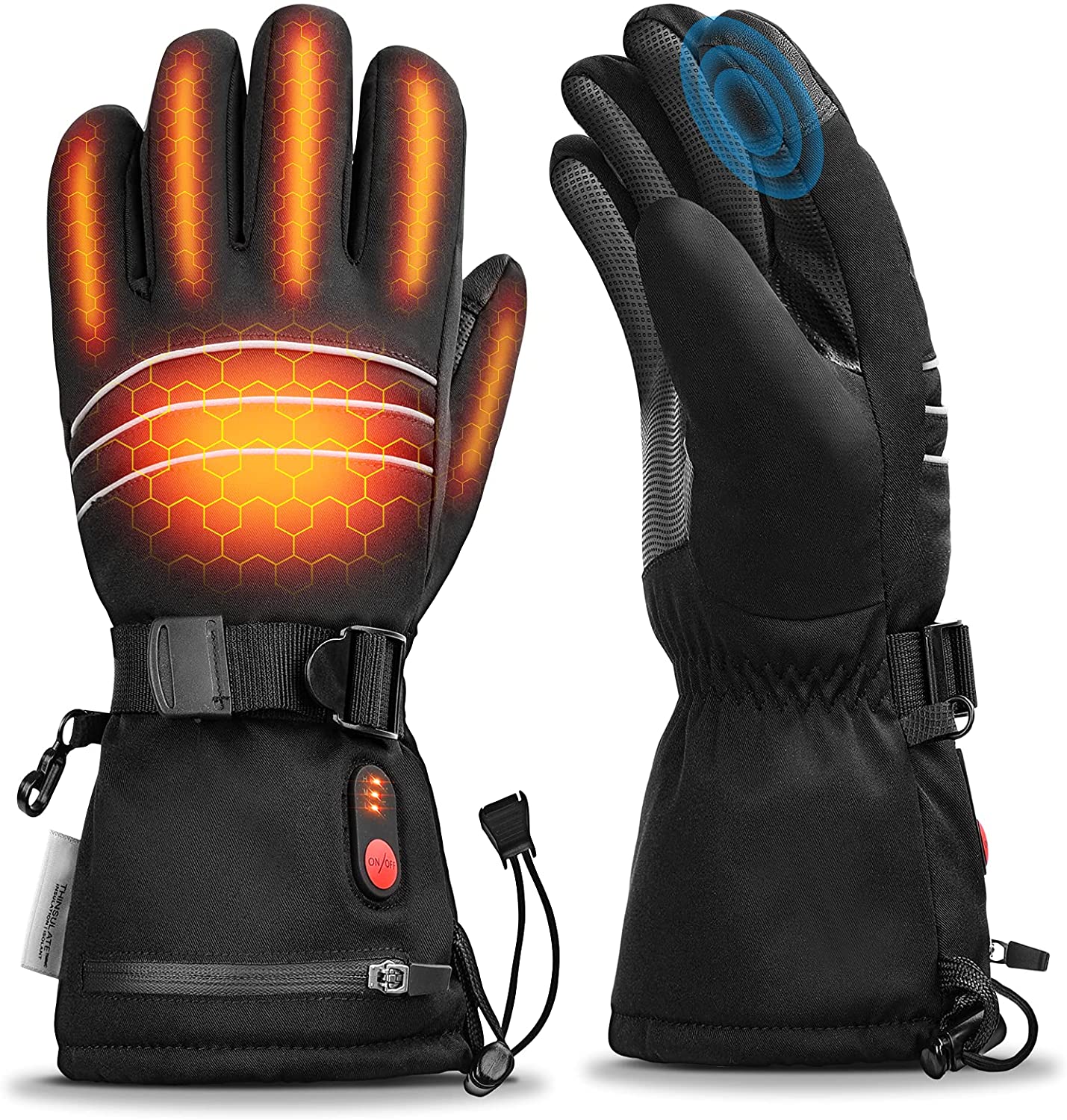 Bild zu CoMokin beheizbare Handschuhe mit drei Wärmestufen (inkl. Akkus) für 45,49€