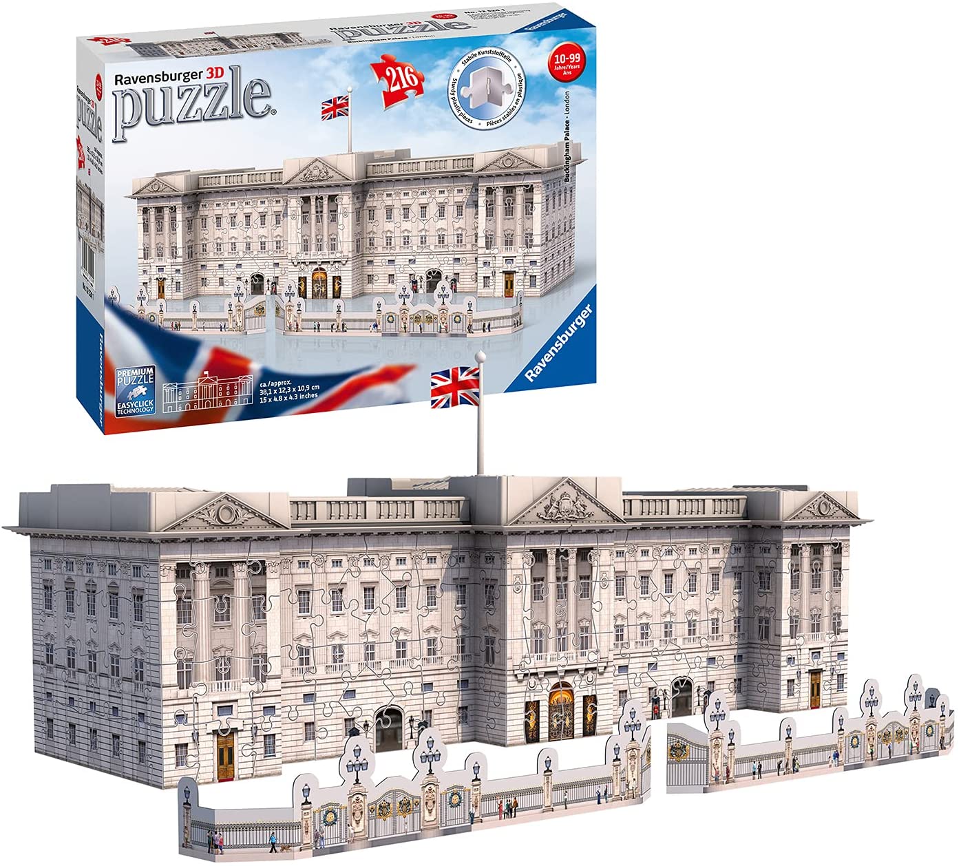 Bild zu Ravensburger 3D-Puzzle Buckingham Palace (12524) für 14,99€ (Vergleich: 25,50€)