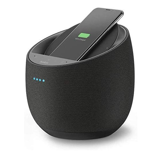 Bild zu Belkin SoundForm Elite Hi-Fi Smart Speaker mit drahtlosem Ladegerät (Schwarz oder Weiß) für 99,99€ (VG: ab 126,54€)