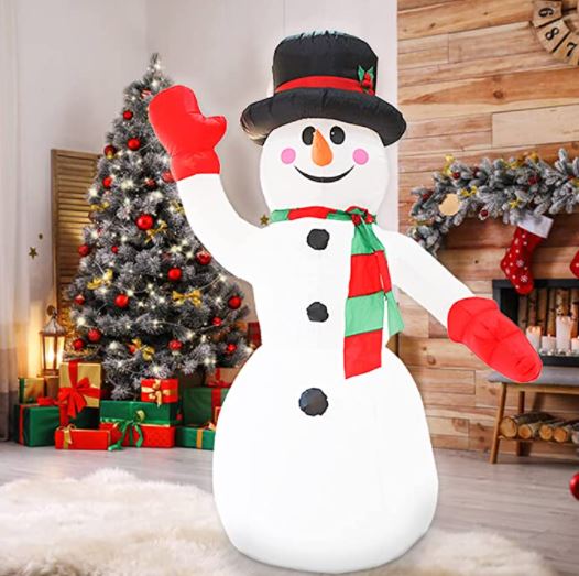 Bild zu 45% Rabatt auf den 240cm EINFEBEN aufblasbaren Schneemann für 28,31€ oder Weihnachtsmann für 26,42€