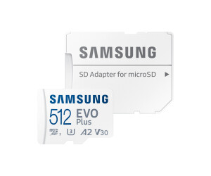 Bild zu 512GB microSD Speicherkarte Samsung EVO Plus (2021) MB-MC512KA/EU für 59,99€ (Vergleich: 67,95€)