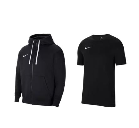 Bild zu Nike Freizeit Outfit (Jacke & Shirt) für 35,95€ (VG: 50,71€)