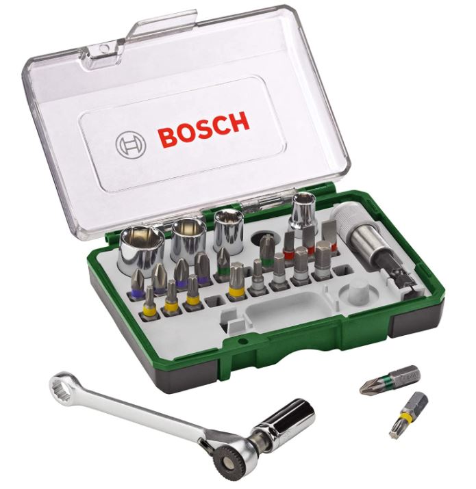 Bild zu Bosch Mini Ratschen-Set, 27-tlg. für 13,64€ (VG: 17,44€)