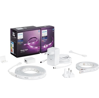 Bild zu Philips Hue White & Color Ambiance Lightstrip Plus 2m + 1m Erweiterung für 64,90€ (Vergleich: 88,88€)