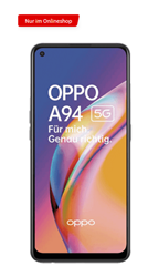 Bild zu Oppo A94 5G für 1€ (VG 258,40€) mit 6GB o2 LTE, SMS- und Sprachflat für 14,99€/Monat