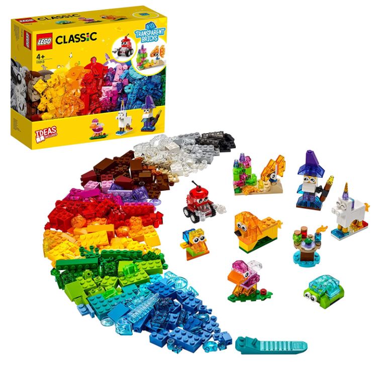 Bild zu LEGO 11013 Classic Kreativ-Bauset mit durchsichtigen Steinen, 500-tlg. für 17,95€ (VG: 27,98€)
