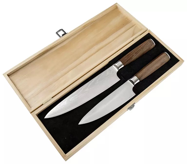 Bild zu 2-teiliges Messerset Katana aus Edelstahl für 61,88€ (Sonst: 85,85€)