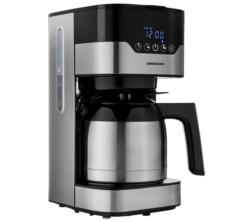 Bild zu MEDION MD 18458 900W Kaffeemaschine mit Edelstahl-Thermoskanne (1,2L) für 29,99€ (VG: 34,99€)