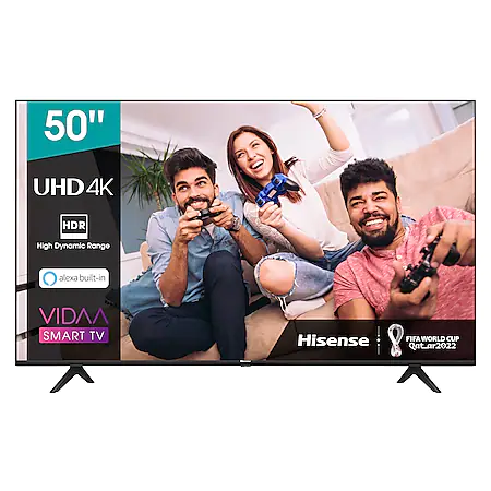 Bild zu 50 Zoll 4K UDH Fernseher Hisense 50AE7000F für 289,99€ (Vergleich: 439€)