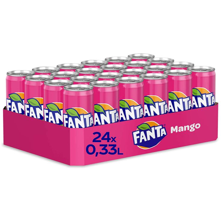 Bild zu 24er Pack Fanta Mango 330ml Dose für 13,06€ zzgl. Pfand (= 0,54€ pro Dose)