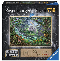 Bild zu Ravensburger EXIT Puzzle 15030 – Fantasy Einhorn – 759 Teile Puzzle für Erwachsene und Kinder ab 12 Jahren für 7,70€ (VG: 11,98€)