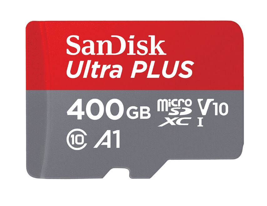 Bild zu SANDISK Ultra PLUS, Micro-SDXC Speicherkarte, 400 GB, 130 MB/s für 35€ (VG: 49,99€)