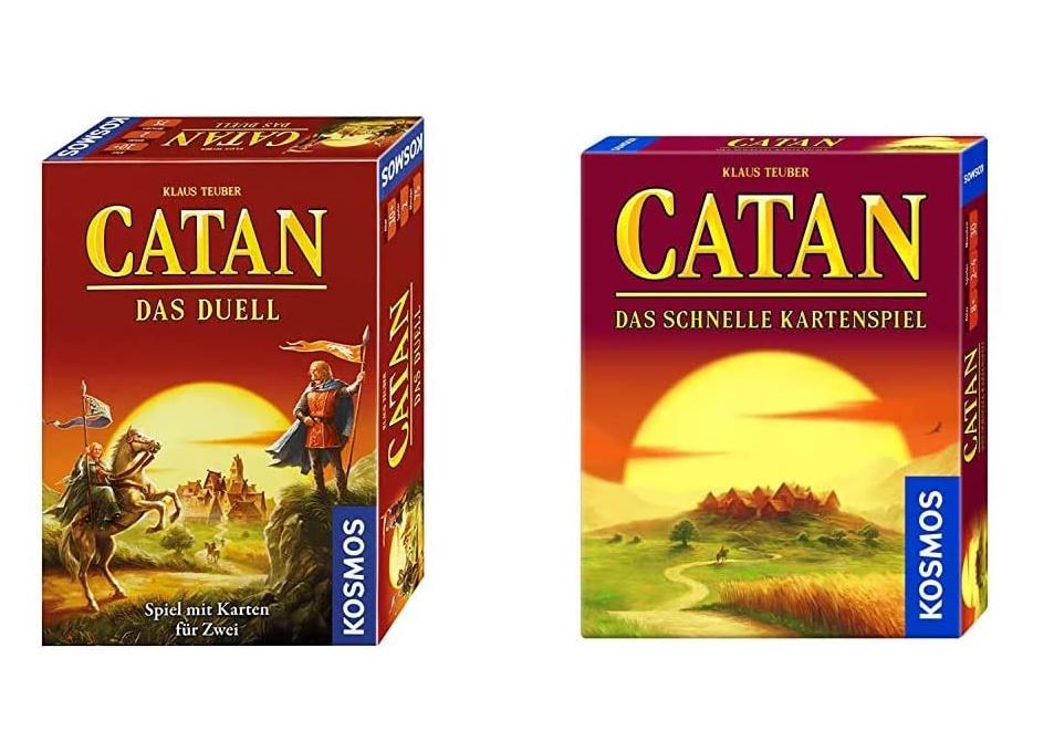 Bild zu Amazon Prime: CATAN – Das Duell, Strategiespiel & CATAN – Das schnelle Kartenspiel für 20,38€ (VG: 24,18€)