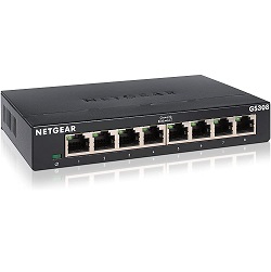 Bild zu 8-Port NetGear GS308 Netzwerk Switch für 16,99€ (Vergleich: 23,79€)