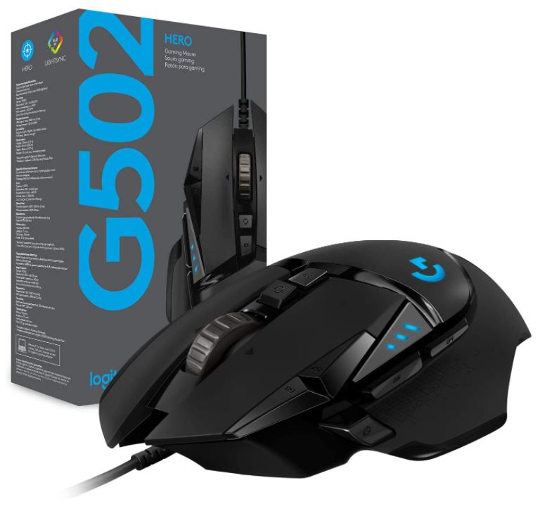 Bild zu LOGITECH G502 HERO Gaming Maus, Schwarz für 33€ (VG: 44€)