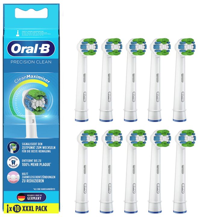 oral b precision clean 10er pack