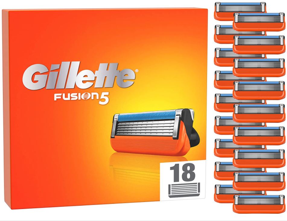Bild zu 18er Pack Gillette Fusion 5 Rasierklingen für 35,99€ (VG: 49,93€)